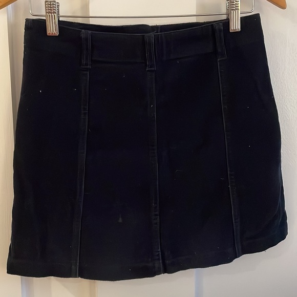 Forever 21 Dark Blue Corduroy Skirt - Picture 2 of 2